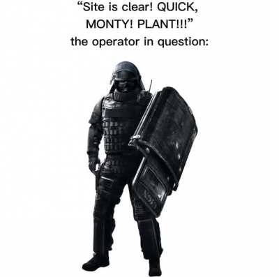 Damn it monty not again