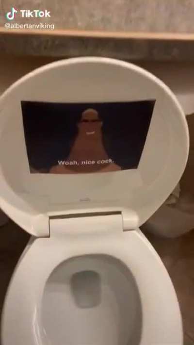 Words of encouragement at the toilet