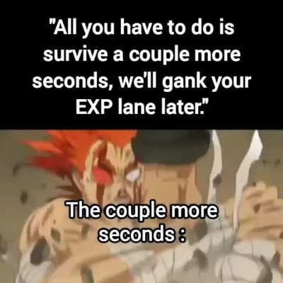 Only the EXP lane can either be the most peaceful or the most violent lane you'll ever be in.