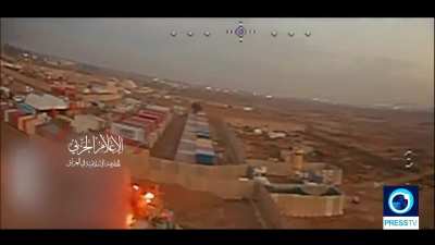The Islamic Resistance in Iraq released a video of an operation showing them flying drones unhindered over the US-Victoria base in Baghdad, and successfully hitting a radar and helicopter.