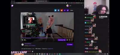 Belle Delphine on Twitch
