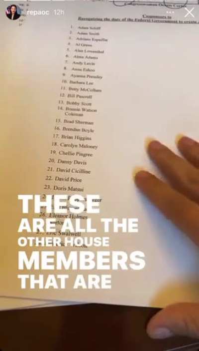 AOC takes you through the process of physically filing a bill in the House.