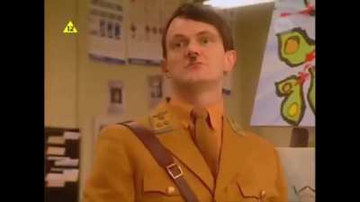 Polish sense of humor. A scene with Adolf H. from the old Polish sitcom 