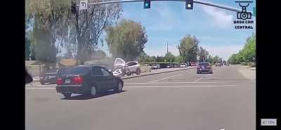 Running red lights and causing multiple accidents…