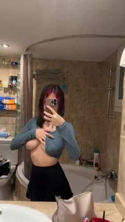 Have a look at my 18 yo perky tits [reveal]