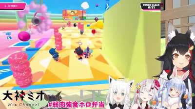 One of the many moments the recent FAMP? Fall Guys stream blessed my ears. I don't understand much Japanese, but screams of panic and laughter are universal.
