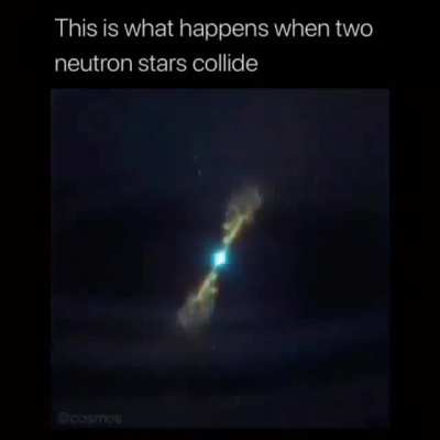 This video simulation of two neutron stars colliding is both Beautiful and Terrifying at the same time