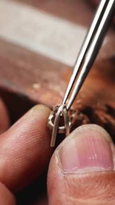 Custom a Ginkgo Leaves Engagement Ring