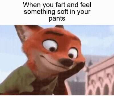 Maybe it will go away if I fart again?