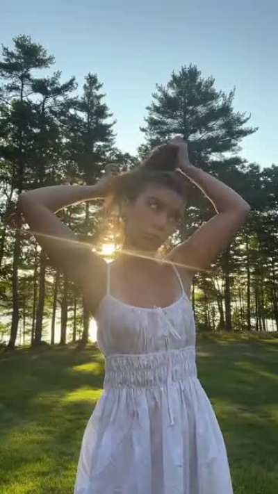 In the woods