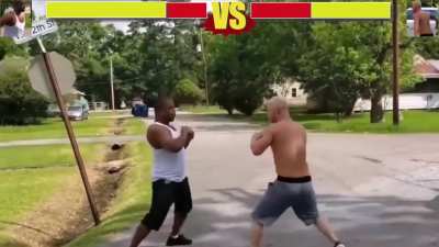I make parodies of Street Fighter using real fights