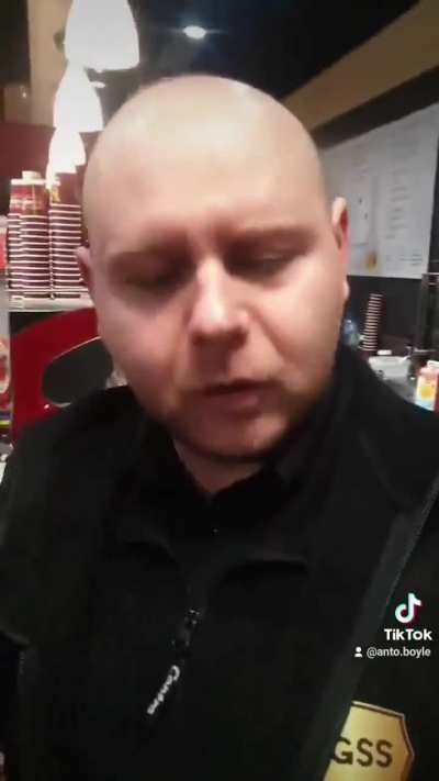 Homophobic man is upset at shop for putting up LGBT stickers