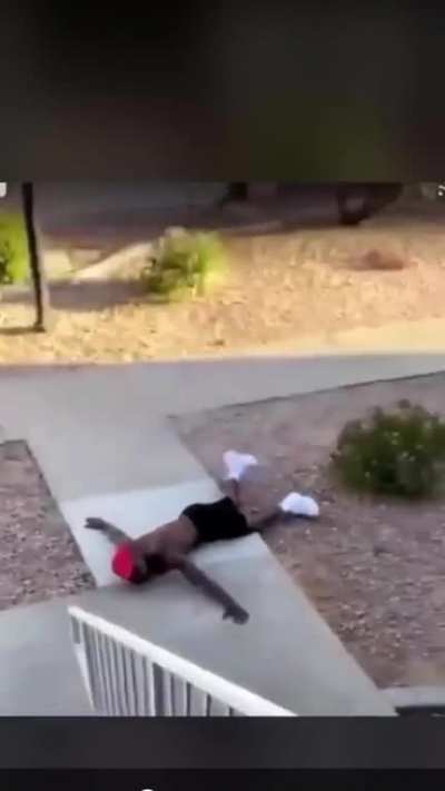 Black man gets shot in front of his kids by the police after having hands in air