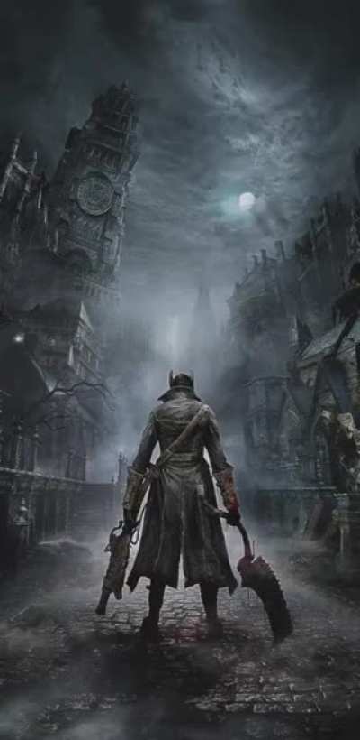Have a misty night in Yharnam for your phone