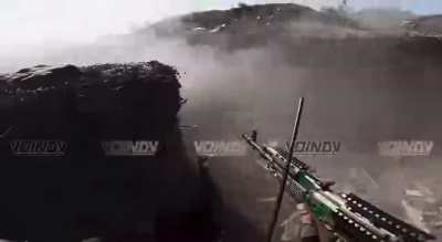 Russian assault on Ukrainian positions near Vuhledar, 2023