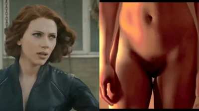 Scarlett Johansson (Superhero vs Undressed)