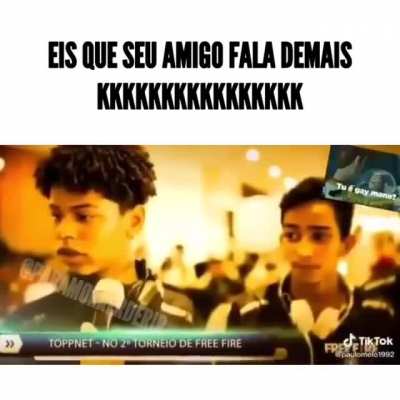 EU BATO UMA DE FERNTE PRO MEU AMIGO, ISSO NÃO É NORMAL???