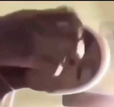 Damn boy, he really be swinging that