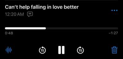 Can’t help falling in love Bass/Baritone