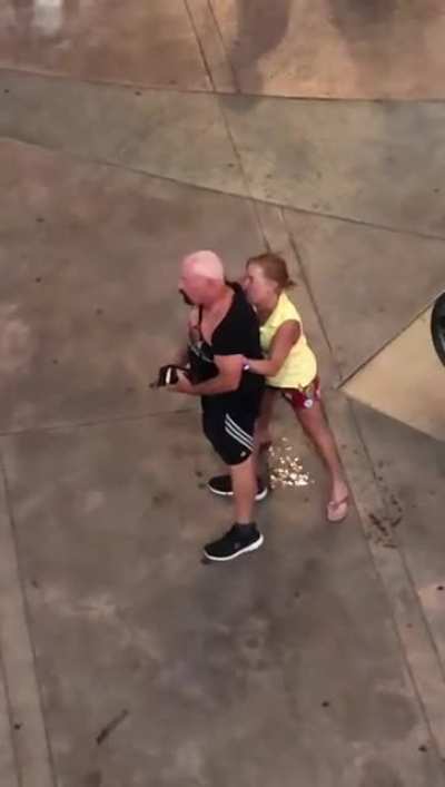 She pissed. Wait for it.