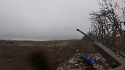 Ukrainian FPV Drone Hits Russian BMP-2M but Doesn't Detonate 