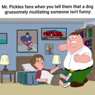 Adult animation moment