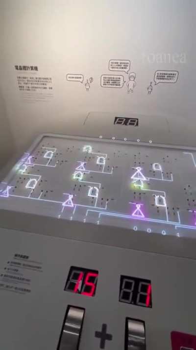 A device that visualizes how a computer performs calculations