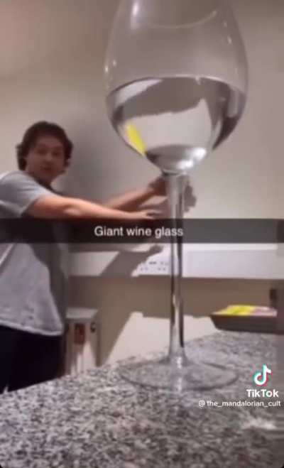 Giant wine glass