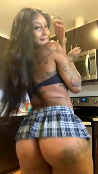 This lil booty shake just came hot off the presses