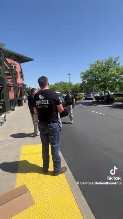 An incident today at Nugget in Vacaville