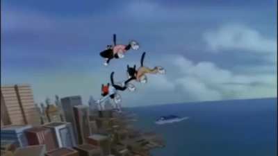 Yakko wreaks the Eifel tower