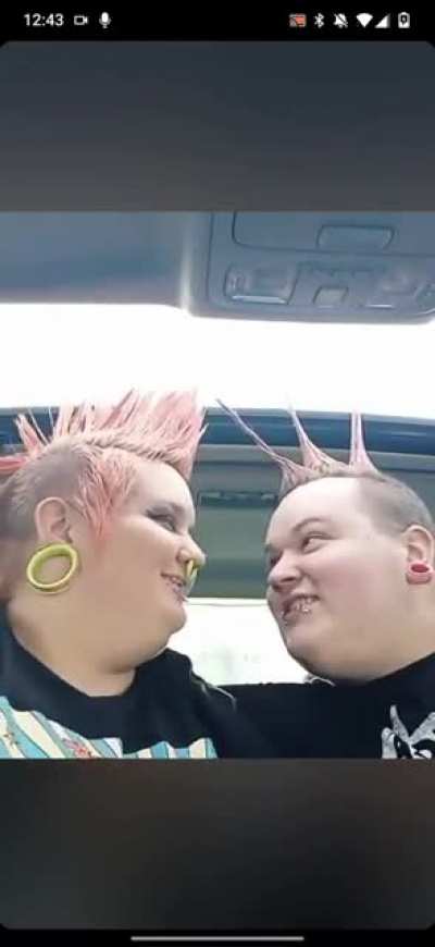 This cool couple seems happier then I'll ever be