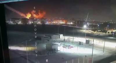 Russian S-300 missile hits building during a Ukrainian aerial attack in Afipsky, Krasnodar Krai. 20 January 2026
