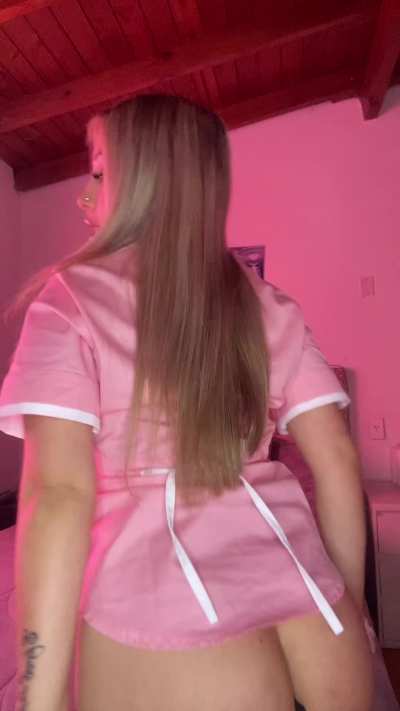Do you even care if I’m still in scrubs?