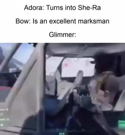 She is untouchable
