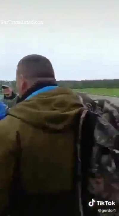Russians are less than enthusiastic about being drafted as cannon fodder by Putin, and tell their commander to go fuck himself