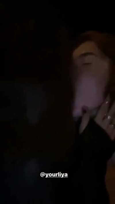 Liya & Jia Kissing