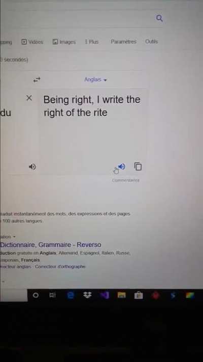 Les anglais et raïte