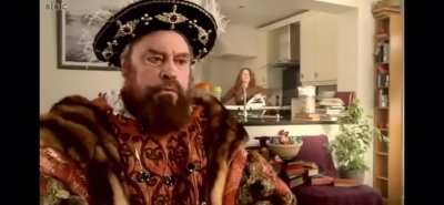 Henry VIII really wants some minty chocolates.