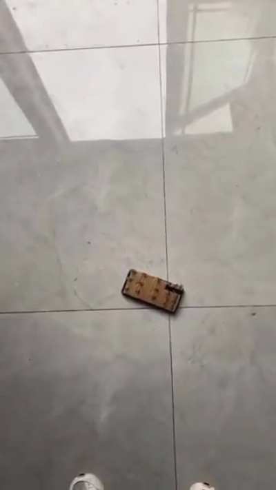 To prevent damage from dropping phone.