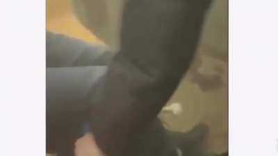 Video from inside a train in Brooklyn, NYC after a shooter unleashed a smoke canister and opened fire injuring at least 16 people. Suspect is yet to be apprehended.