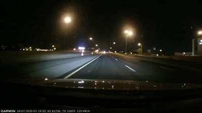 So I almost died on the Gardiner last night.