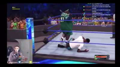Flight plays WWE 2k22 for first time and this happened