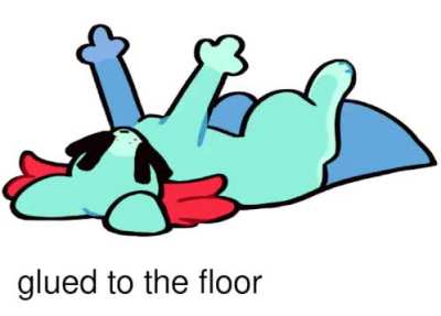 Not the floor Ruffles!
