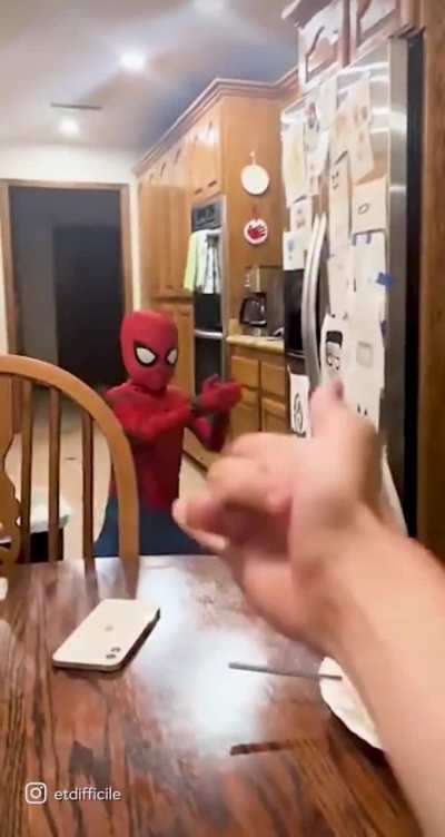 Spidey senses didn't tingle 
