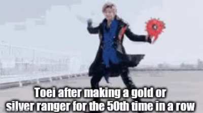 It'll get to the point where gold and silver replace green and black