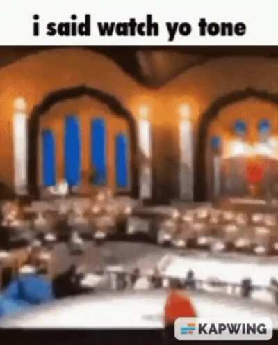 told you to watch it