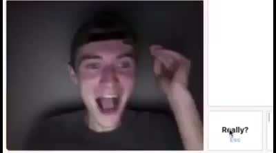 The pure shock at the end