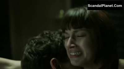 Ursula Corbero bathroom sex scene from Casa de Papel