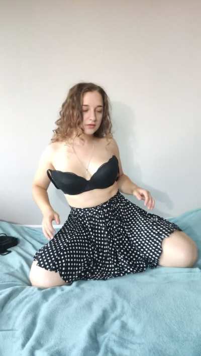 My bra didn't want to cooperate, so I had to take it of myself :< [DROP]